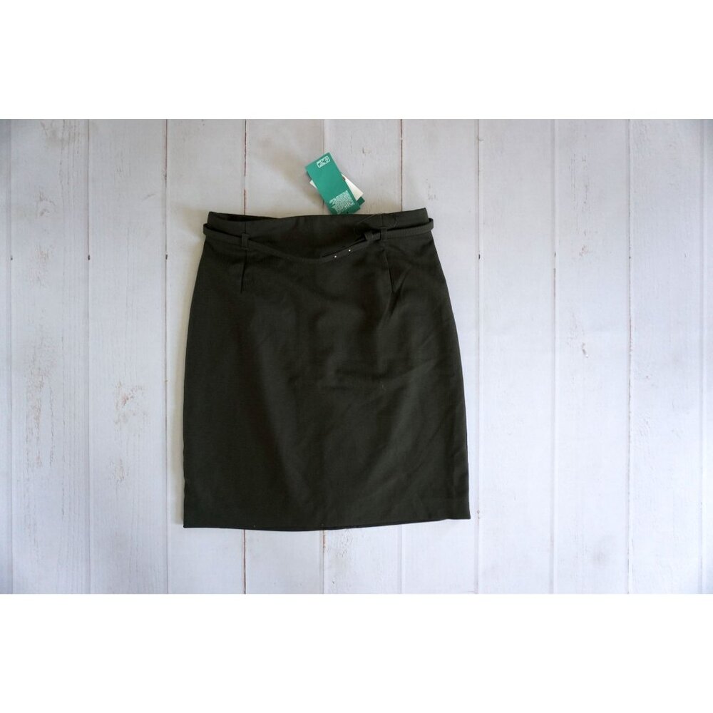 H&M Women's Dark Green Pencil Skirt - Size 6, NWT
